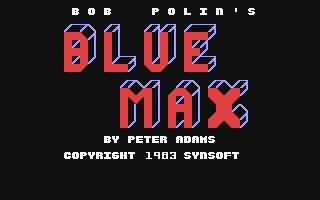 Blue Max Title Screen